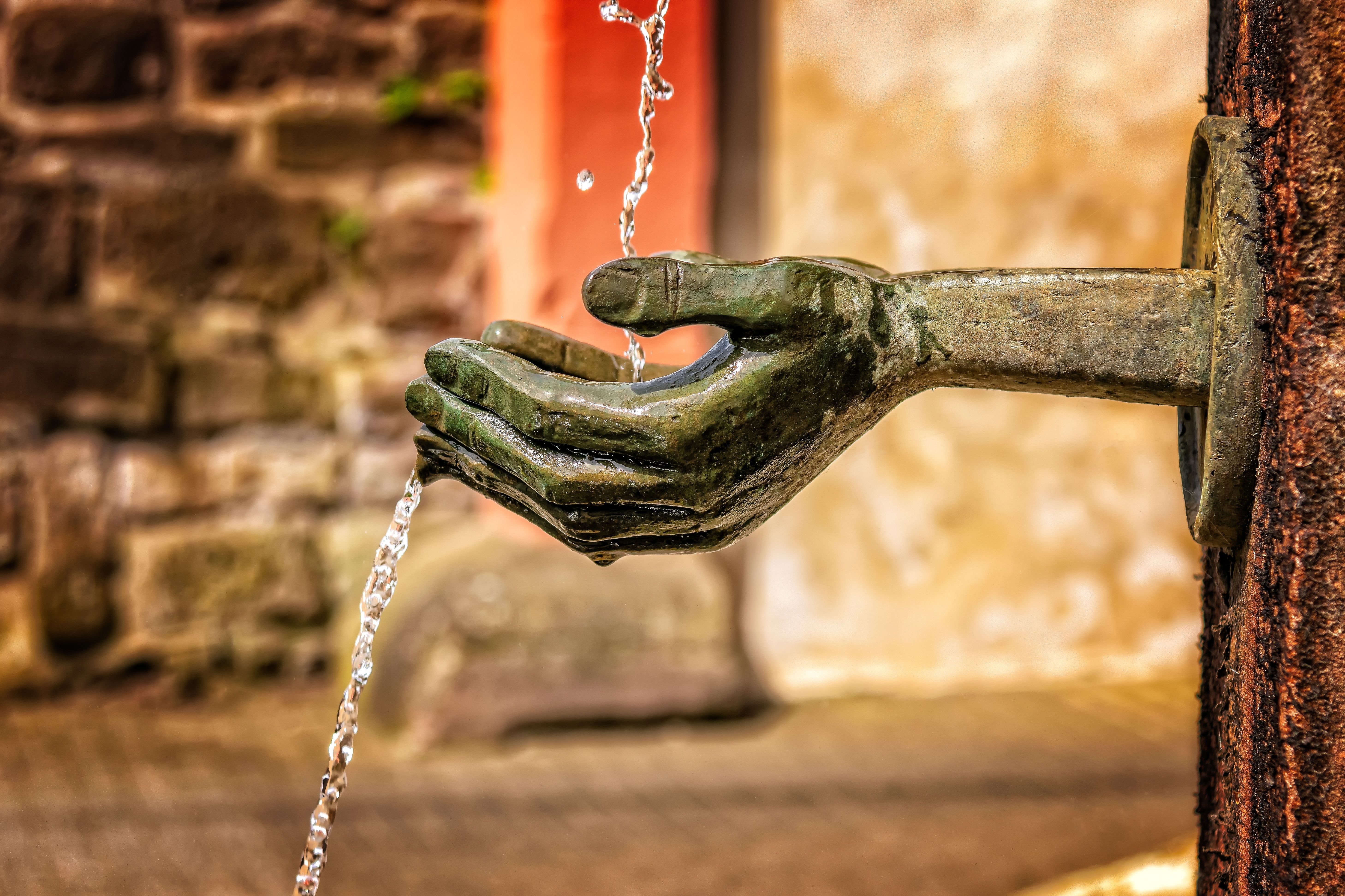 Hand, Wasser